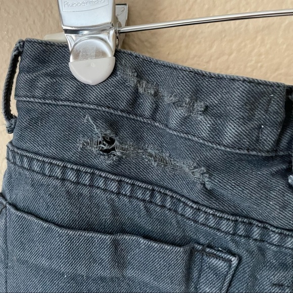 One Teaspoon Junkyard Button Fly Skirt Fox Black - Picture 9 of 10